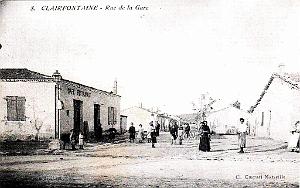 CLAIRFONTAINE - CONSTANTINE - RUE DE LA GARE